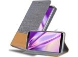 Cadorabo Custodia Per Cubot J3 Pro Custodia Protettiva In Grigio Custodia Per Cellulare Custodia A Libro Cover