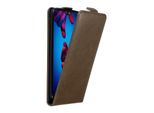 Custodia Cadorabo Per Huawei P20 Custodia Protettiva In Marrone Custodia Flip Per Telefono Cellulare Custodia Cover