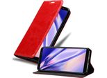Cadorabo Custodia Per Samsung Galaxy A6 2018 Custodia Protettiva In Rosso Custodia Per Cellulare Cover Chiusura Magnetica