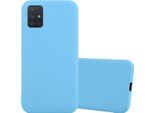 Custodia Cadorabo Per Samsung Galaxy A71 4G Custodia Protettiva In Blu Custodia Del Telefono Cellulare Tpu Silicone Custodia Cover