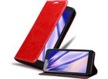 Cadorabo Custodia Per Zte Blade L8 Custodia Protettiva In Rosso Custodia Per Cellulare Cover Chiusura Magnetica