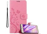Cadorabo Cover Per Samsung Galaxy J3 2018 Cover Protettiva In Rosa Cover Protettiva Cover Per Cellulare Cover Fiori Custodia Fiore