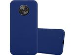 Cadorabo Custodia Per Motorola Moto X4 Custodia Protettiva In Blu Custodia Per Telefono Cellulare Custodia In Silicone Tpu Cover