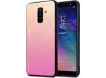 Cadorabo Custodia Per Samsung Galaxy A6 Plus 2018 Cover Protettiva In Nero Custodia Per Cellulare Tpu Custodia Cover Vetro Temperato