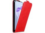 Custodia Cadorabo Per Oneplus 9RT 5G Custodia Protettiva In Rosso Custodia Flip Per Telefono Cellulare Custodia Cover