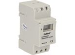 Timer Interruttore On/Off Lcd 16 Programmi 2 Moduli Din Orno