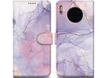 Cadorabo Custodia Protettiva Per Huawei Mate 30 Case Design Viola Custodia Per Telefono Cellulare Custodia Protettiva Custodia Magnetica Custodia Cover
