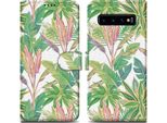 Cadorabo Custodia Protettiva Per Samsung Galaxy S10 4G Case Design Green Rainforest No.8 Custodia Per Cellulare Custodia Protettiva Cover Case Magnetic