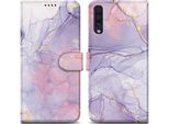 Cadorabo Custodia Protettiva Per Samsung Galaxy A50 4G / A50S / A30S Case Design Viola Custodia Per Telefoni Cellulari Custodia Protettiva Magnetica