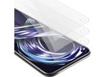 Cadorabo 3X Pellicola Blindata Per Realme 8I / Narzo 50 4G Pellicola Protettiva In Vetro Temperato Trasparente Screen Protector