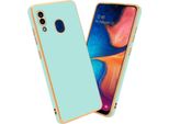 Cadorabo Copertura Protettiva Per Samsung Galaxy A20 / A30 / M10S Copertura In Verde Telefono Cellulare Cover Tpu Silicone Fotocamera Protezione Caso