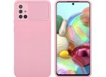 Cadorabo Custodia Per Samsung Galaxy A71 4G Custodia Protettiva In Rosa Custodia Del Telefono Cellulare Tpu Custodia Cover Fotocamera Protezione