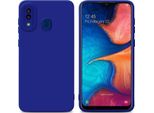 Cadorabo Cover Per Samsung Galaxy A20 / A30 / M10S Cover Protettiva In Tpu Blu Custodia In Silicone Custodia Per Cellulare