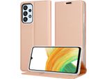 Cadorabo Custodia Per Cellulare Per Samsung Galaxy A33 5G Custodia Protettiva In Rosa Cover Etui Book Case Booklet
