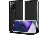 Cadorabo Custodia Per Cellulare Per Samsung Galaxy Note 20 Ultra Custodia Protettiva In Nero Cover Etui Book Case Booklet