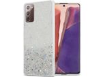 Cadorabo Cover Per Samsung Galaxy Note 20 Cover Protettiva In Tpu Trasparente Custodia Per Telefono Cellulare Custodia Glitter Cover Glitter