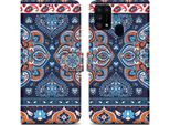 Cadorabo Custodia Protettiva Per Samsung Galaxy M31 Case Design Blu Custodia Del Telefono Cellulare Custodia Protettiva Custodia Magnetica Custodia Cover