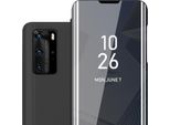 Cadorabo Custodia Per Telefono Cellulare Per Huawei P40 Pro / P40 Pro+ In Nero Cover Cover Posteriore Cover Protettiva Book Case Booklet