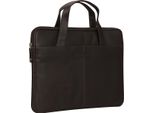 DBRAMANTE1928, Borsa Per Laptop 13 Pollici Collezione Silkeborg 2A Generazione, Nero