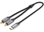 Vention Bguhh Cavo Rca-Usb-C Argento Argento Taglia Unica