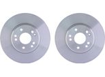 2 Dischi Freno Anteriori Hella Per Mercedes 124 Berlina E-KLASSE Sl