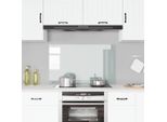 Vidaxl Alzatina Da Cucina Trasparente 100×60 Cm In Vetro Temperato