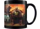 Star Wars: Il Libro Di Boba Fett - Tazza Da Caffè, Trono PM4057 (Taglia Unica) (Nero/Marrone/Arancione)