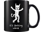 Bodyruiner - Tazza Da Caffè "It's Getting Weird"" PM4078 (12 Cm X 10,5 Cm X 8,7 Cm) (Nero/Bianco)"