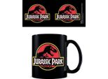 Jurassic Park - Tazza Da Caffè Con Logo PM2459 (Taglia Unica) (Nero/Rosso)
