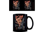 Ilustrata - Tazza Da Caffè "The Pizza Kong"" PM2496 (Taglia Unica) (Nero/Arancione)"