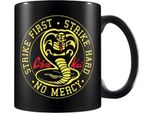 Cobra Kai - Tazza Da Caffè, Emblema PM2942 (Taglia Unica) (Nero/Giallo/Rosso)