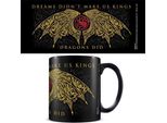 House Of The Dragon - Tazza Da Caffè, Wings PM4652 (Taglia Unica) (Nero/Oro/Rosso)