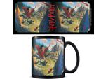 Harry Potter - Tazza Da Caffè, Quidditch PM4853 (Taglia Unica) (Nero/Giallo/Blu)