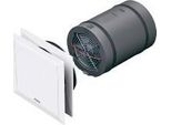 Helios Ventilatoren Geräteeinheit kpl. DN 160 mit Innenblen KWL EC 45-160