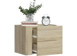 Maison Exclusive - Comodini Da Parete 2 Pezzi In Rovere Sonoma 45X30X35 Cm