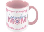 Marvel - Tazza Da Caffè "Legendary Mom"" PM9227 (Taglia Unica) (Bianco/Rosa)"