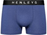 Henleys - Boxer "Inky"" Da Uomo (Confezione Da 3) BG1537 (L) (Blu)"