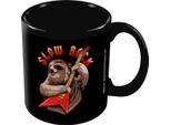 Threadless - Tazza Da Caffè "Slow Rock"" PM11347 (Taglia Unica) (Nero)"