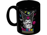 Sanrio - Tazza Da Caffè "Cmyk"" PM11293 (Taglia Unica) (Nero/Rosa)"