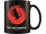 John Wick - Tazza Da Caffè "The Continental"" PM11271 (Taglia Unica) (Nero/Rosso)"