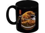 Threadless - Tazza Da Caffè "Coffee Wave"", 315 Ml PM11557 (Taglia Unica) (Nero)"