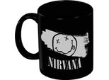 Nirvana - Tazza Da Caffè "Wipe"" PM12691 (Taglia Unica) (Nero/Bianco)"
