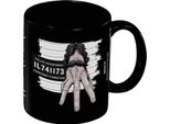 Wednesday - Tazza Da Caffè "Fernando Fingertips"" PM12368 (Taglia Unica) (Nero)"