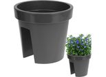 Fioriera Da Balcone Per Balaustra, Ringhiera, Corrimano, Recinzione, Giardino