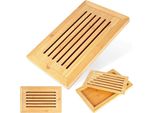 Tagliere Traforato In Legno Di Bambù Per Briciole