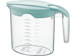Brocca In Plastica Per Bevande, Acqua, Succhi, Limonata, Con Coperchio, 1 Litro