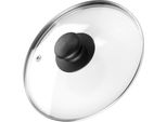 Coperchio In Vetro Per Pentole, Padelle E Casseruole Manopola Universale 18 Cm
