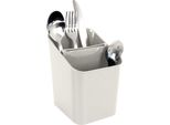 Contenitore Scolapiatti Per Posate Coltelli Utensili Da Cucina Cestello Supporto Grigio