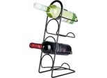 Scaffale Per Vino In Metallo Nero, Scaffale Per Alcolici, Armadio, Scaffale Per Vino Per 4 Bottiglie