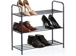 Scaffale Scaffale Scarpe Scarapena Organizer Supporto Metallo 3 Livelli Piano